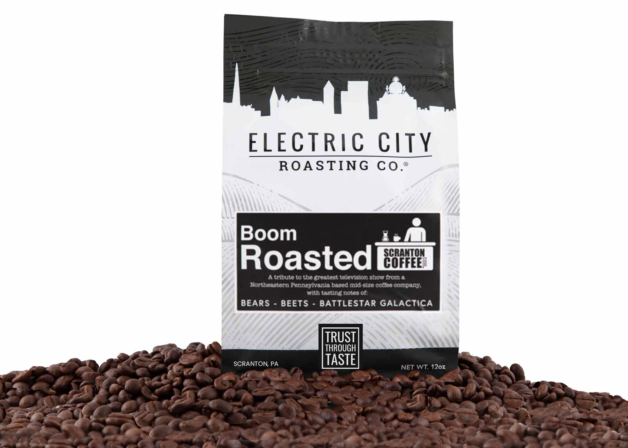 Boom Roasted Coffee Specialty Coffee Electric City Roasting Co.®