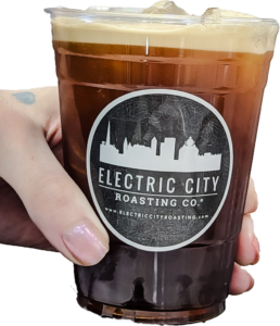 Iced Coffee made with Electric City Roasting Specialty Coffee