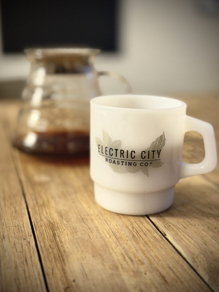 ECR 8oz Milk Glass Mug